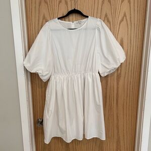 Madewell Poplin Mini Dress